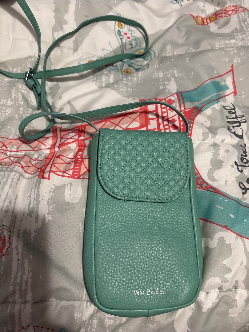 Vera Bradley Quilted Flap Crossbody Phone Bag